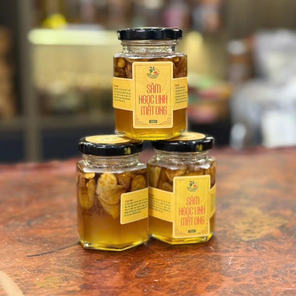Sâm Ngọc Linh ngâm mật ong